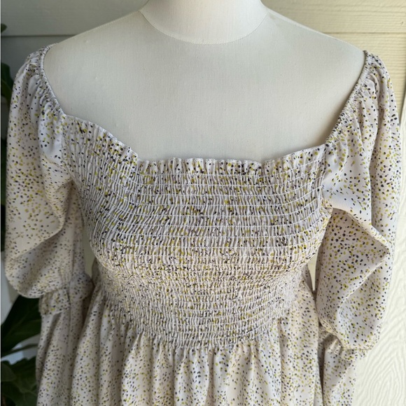 Hailey & Co smocked square neck blouse - Picture 5 of 5